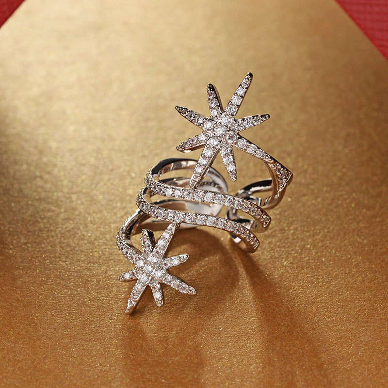 Solitaire Chic Adjustable Ring - Jera Paris Jewelry