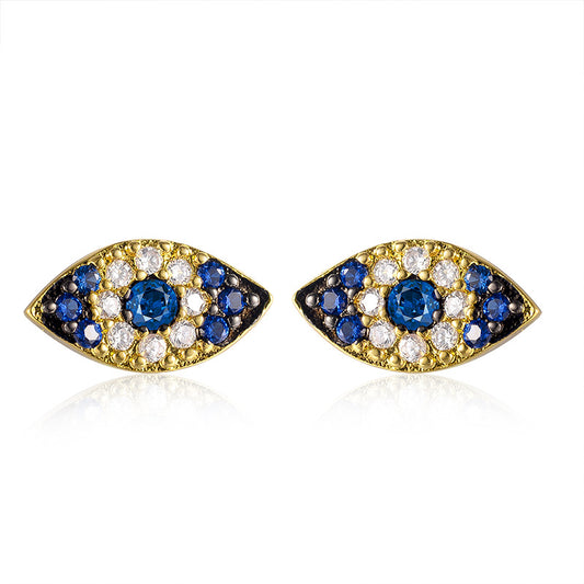 Evil Eyes Protection Stud Earrings - Jera Paris Jewelry