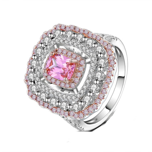 Galaxy 18K Pink Diamond Style Ring - Jera Paris Jewelry