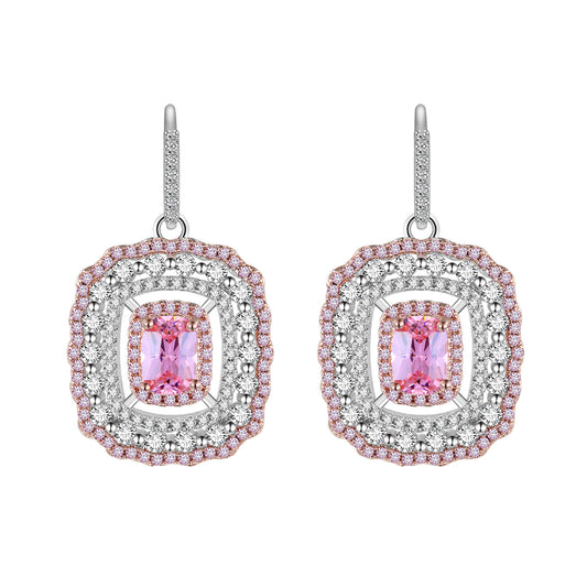 Galaxy Pink Diamond Style Earrings - Jera Paris Jewelry